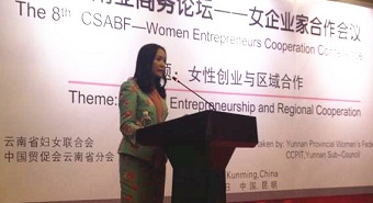 民建女企业家参加第八届中国—南亚商务论坛